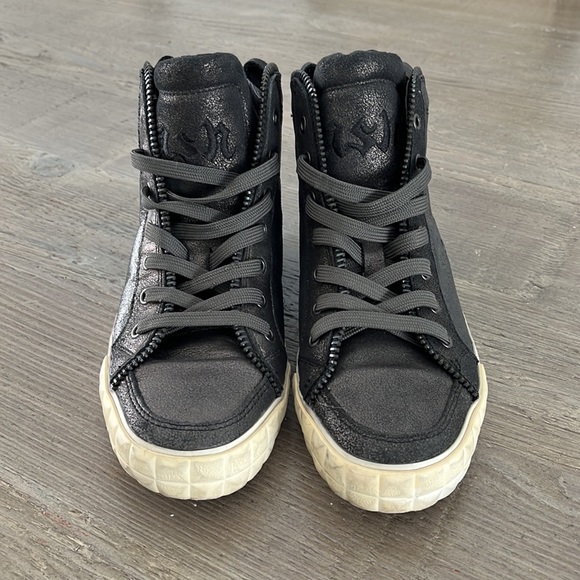 Ash Shake high top platinum sneakers - Picture 3 of 7